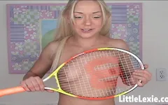 Who Wants to Insert a Tennis Racket Into My Teen Pussy?