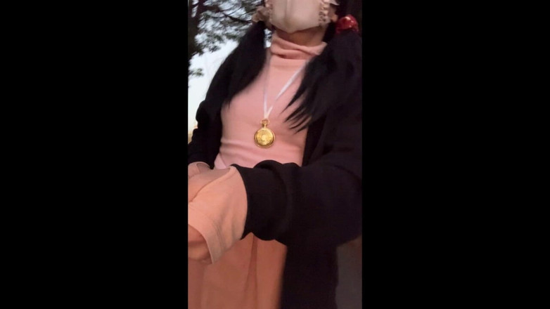 megu2002: 해질녘에 길을 따라 걷는 독립 훈련 No22 노출 워크