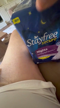 Trying to Get Hard with Multiple Brands of Maxi Pads