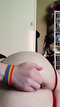 Home Alone - Playing with Toys and Getting Some Anal Exercise
