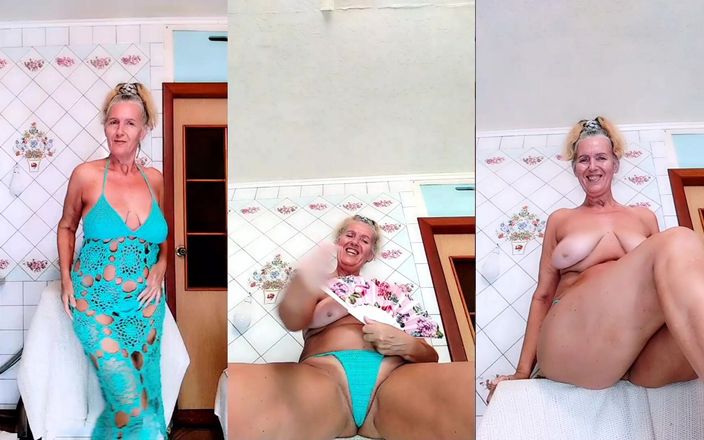 Lukerya: Striptease divertido de una ama de casa caliente en la...