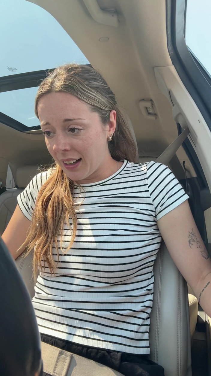 Nadia Foxx: Lush in the Car! Risky Orgasm!