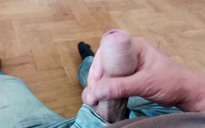 Sexy Toy Boy: Edging My Cock in Chair Dressed up