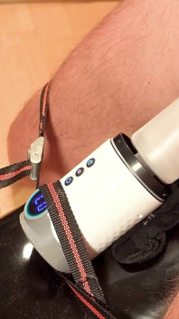 Allein gelassen, nach dem orgasmus maschinen gefesselt an eine schwanzmelkmaschine für eine qual nach dem orgasmus