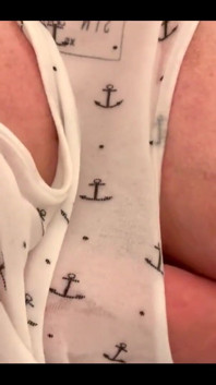 Oiled Big Tits under T-Shirt and get Orgasm putting All Vibrator in Pussy