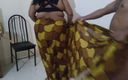 Aria Mia: Indische stiefmutter auf stuhl von stiefsohn gefickt, während sie sari...