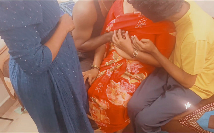 Sheela Jackson: Tamil menina fodendo com dois caras com a permissão da...