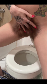 Standing up Piss Straight From My Huge Bush