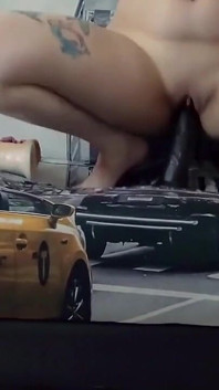 I Discovered My Step Sister Putting Dildos in Her Vagina, so I Lent Her My Cock to Calm Her Desires