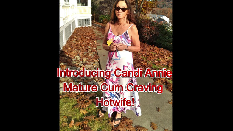 Candi Annie: Candi Annie Milks a Load of Warm Creamy Cum Outdoors