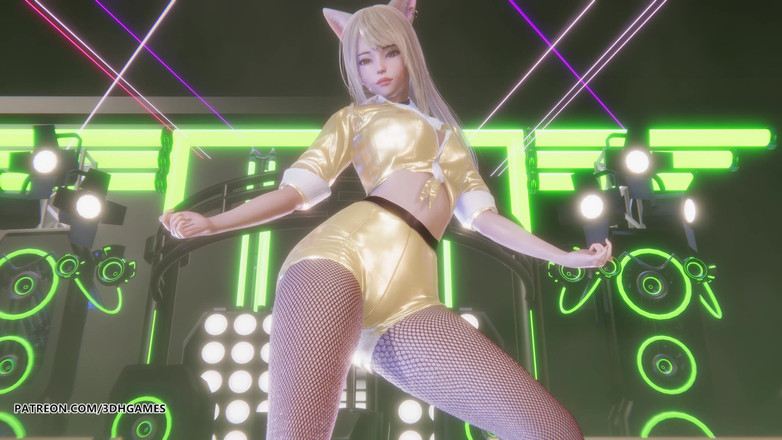 3D-Hentai Games: [mmd] T-ARA - Sugar Free Ahri Seraphine Akali - sexy striptease caliente...