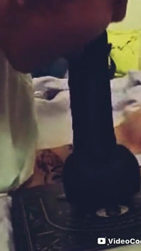 Suck the Skin off That Plastic Dick(dildo Facefuck POV)