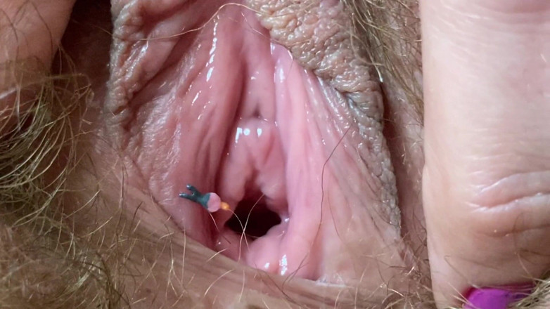Cuteblonde666: Obří fetiš video chlupatá vagina extrémní detailní