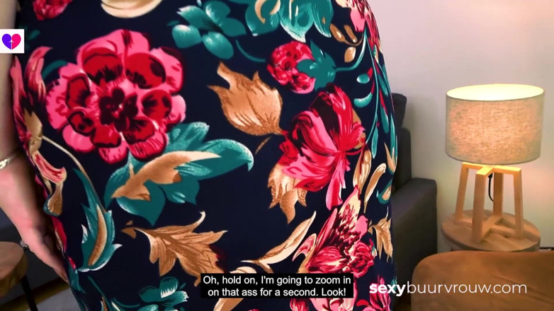 Sexy Buurvrouw: Ela é tão bonita: mulher gorda fodida (da Holanda)