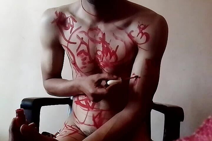 Gangbang straight: Cowok bugil dan kontol berbulunya yang aduhai - 10