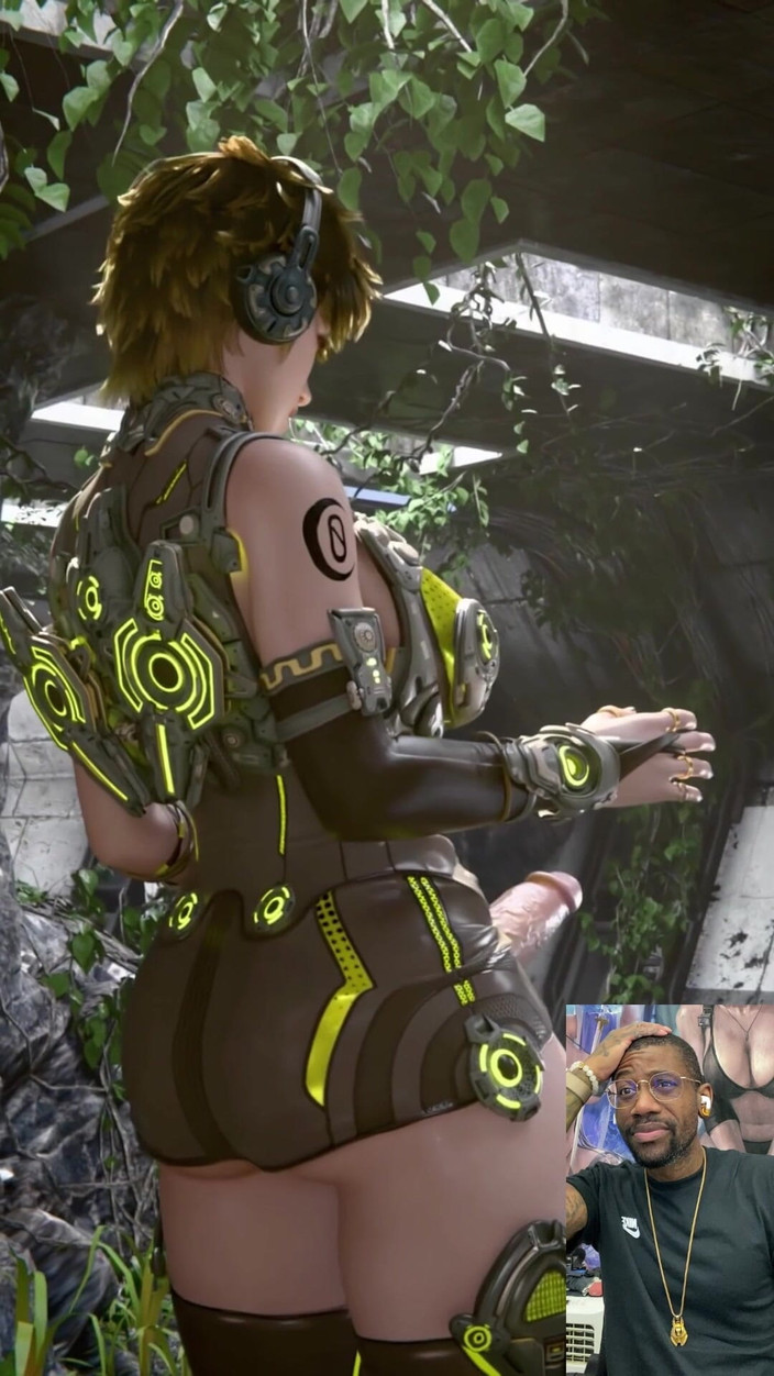 L6RD7BLU3 FUTA: Transgênero Jill dupla penetração, Lara chupa pau trans, buceta apertada...