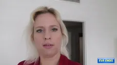 Eva Engel: Hotel receptionist demands bareback fuck