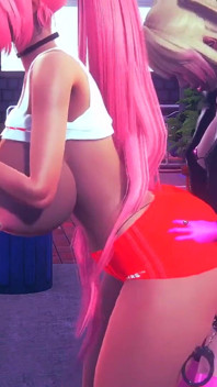 Cewek hooters disodok oleh Futa | Parodi porno 3d