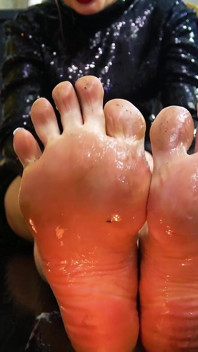 Sujo pé humilhação dominatrix
