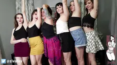 Ziva Fey- Mostra l'ascella con Larz, Skye, Mewchii, Jurnee e Ruby