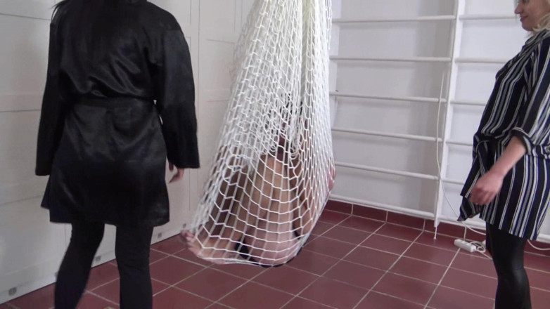 Femdom Austria: Kicking toy for the sado ladies!