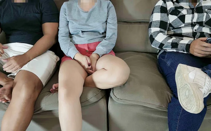 mybigassmilf: Anal Fingering on the Sofa. I Think My Brother-in-law Noticed...
