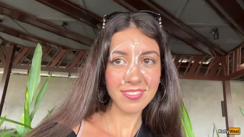 Katty West: Crazy Cumwalk in Starbucks - Blowjob in Public Toilet, Drinking Coffee...