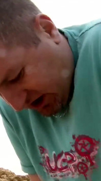 Blonde with natural tits gives a deep blowjob and fucks with Terry Reid in the dunes