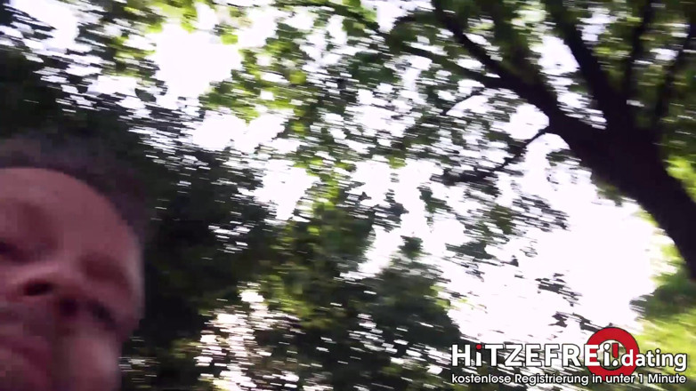 Hitzefrei: German Jenny banged outdoors while cars drive by part 1