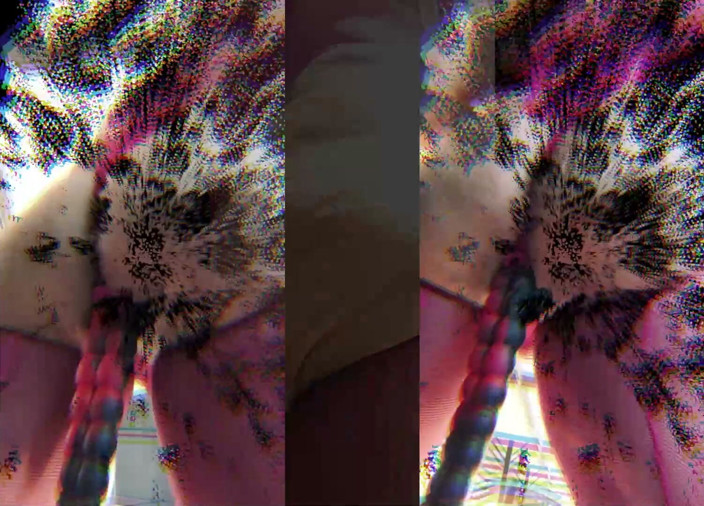 KNKY Bee: Pink Demon Bee Shakes Her Tail Outside