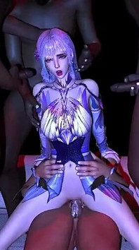 Incantesimo del culo di afrodite animato in 3D - Animazione 3D Hentai