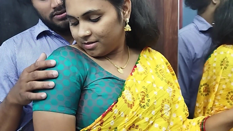 Vaishnavysharunraj: Kerala-mädchen halb sari entfernung und möpse lutschen heiße romantik