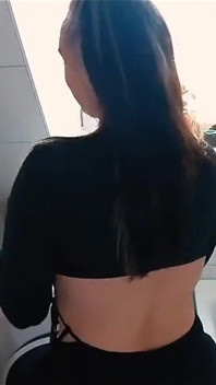 화장실에서 아침 섹스
