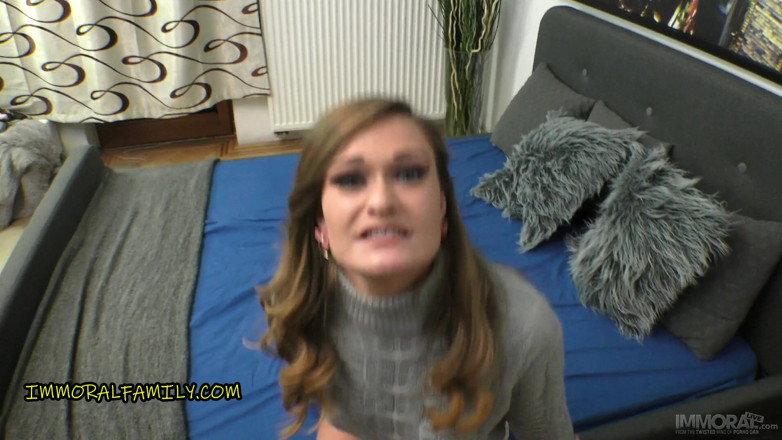 Immoral Family: Bratty British babe goes to the history museum with her...
