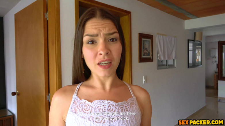 Sex Packer: Tatuerad latina amatör hårt anal knulla och deepthroat!