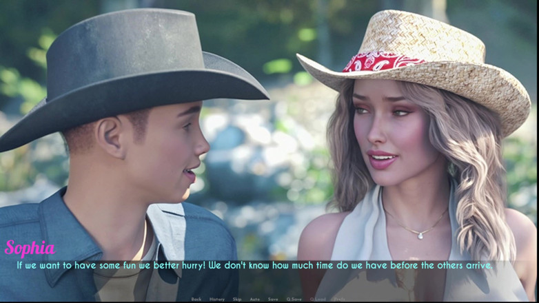 Hotgame Studio X: Awam Sophia - Sex at the Ranch - Sophia Confessed to Dylan...