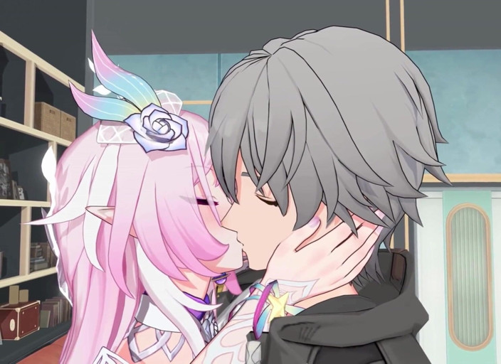 NSFWOtaku: Honkai Star Rail - Cyrene X Caelus sex pasional - animație 3D Hentai