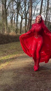 Lateks superhero Miss Fetilicious