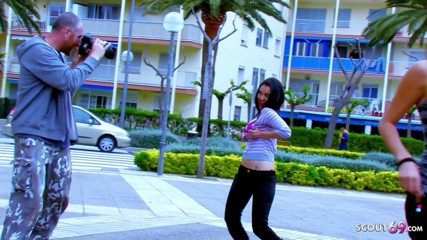 Full porn collection: Sexy skinny milf sara made clear on the street and...