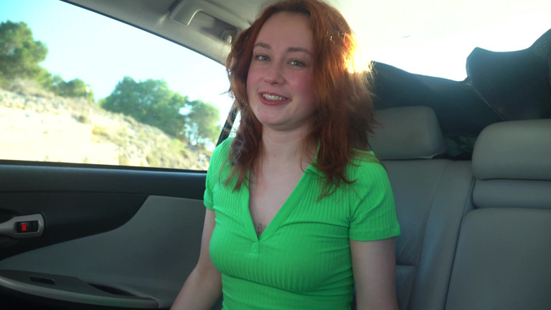 Sheryl X Sinclair: Redhaired Girl Made Mess After Solo Sex in Car