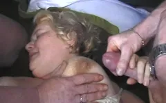 BBW reifer amateur-gangbang