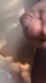 Horny old man catches a young girl masturbating alone and fucks her