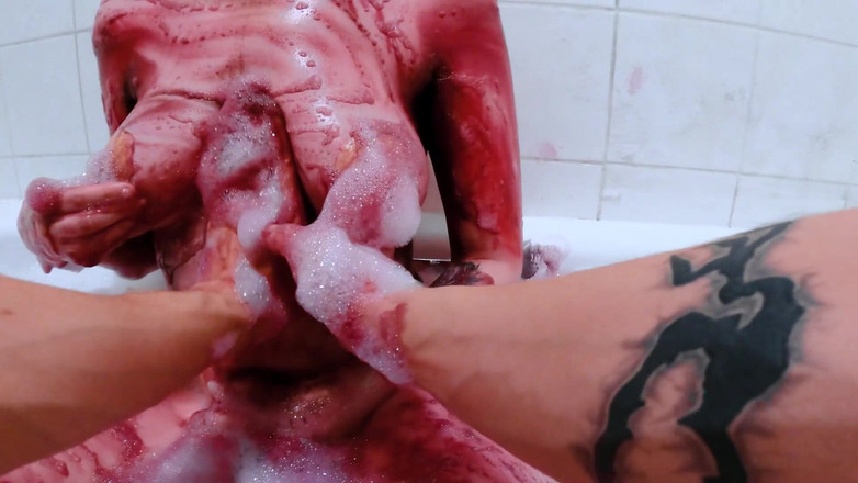 Em Yang: देखने का बिंदु: दानव शरीर पेंट गन्दा स्तन खेल