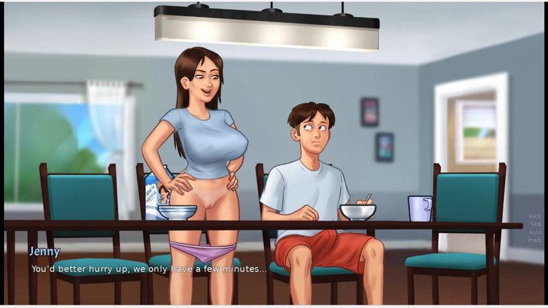 XXX Games Bunk: Summertime Saga - Gameplay - Roleplay - Jenny Sex Scenes in Bedroom and...