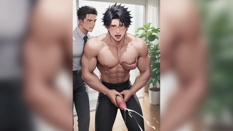 AI gay porn: アイゲイケツファック絶頂
