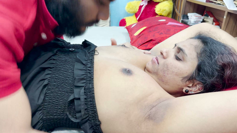 Vaigavarun45: Malayali Girl Non Stop Boobs Suck by Mallu Boy