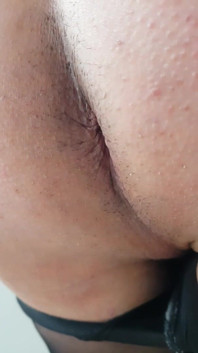 Dani_leg Moment Black Pantyhose Ass