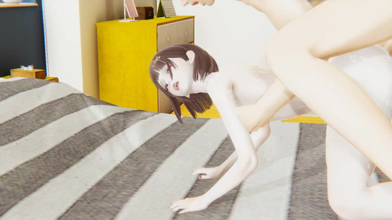 Yaoitube: Yaoi - Sexy Femboy Is Fucked by His Stepfather's Friend