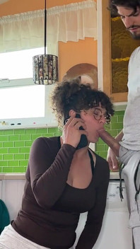 Hete vrouw cuckt je na facetime