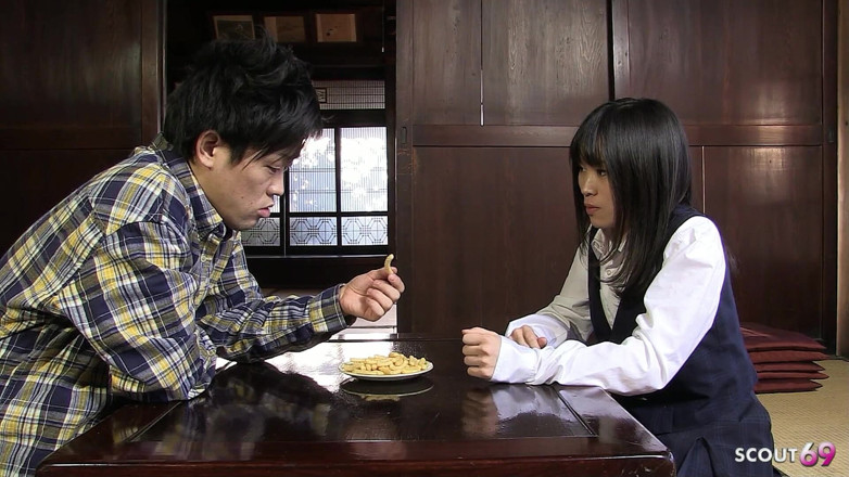 Asian porn collection: Old Man Fucks Young Skinny Asian Teen Mai and Cums...